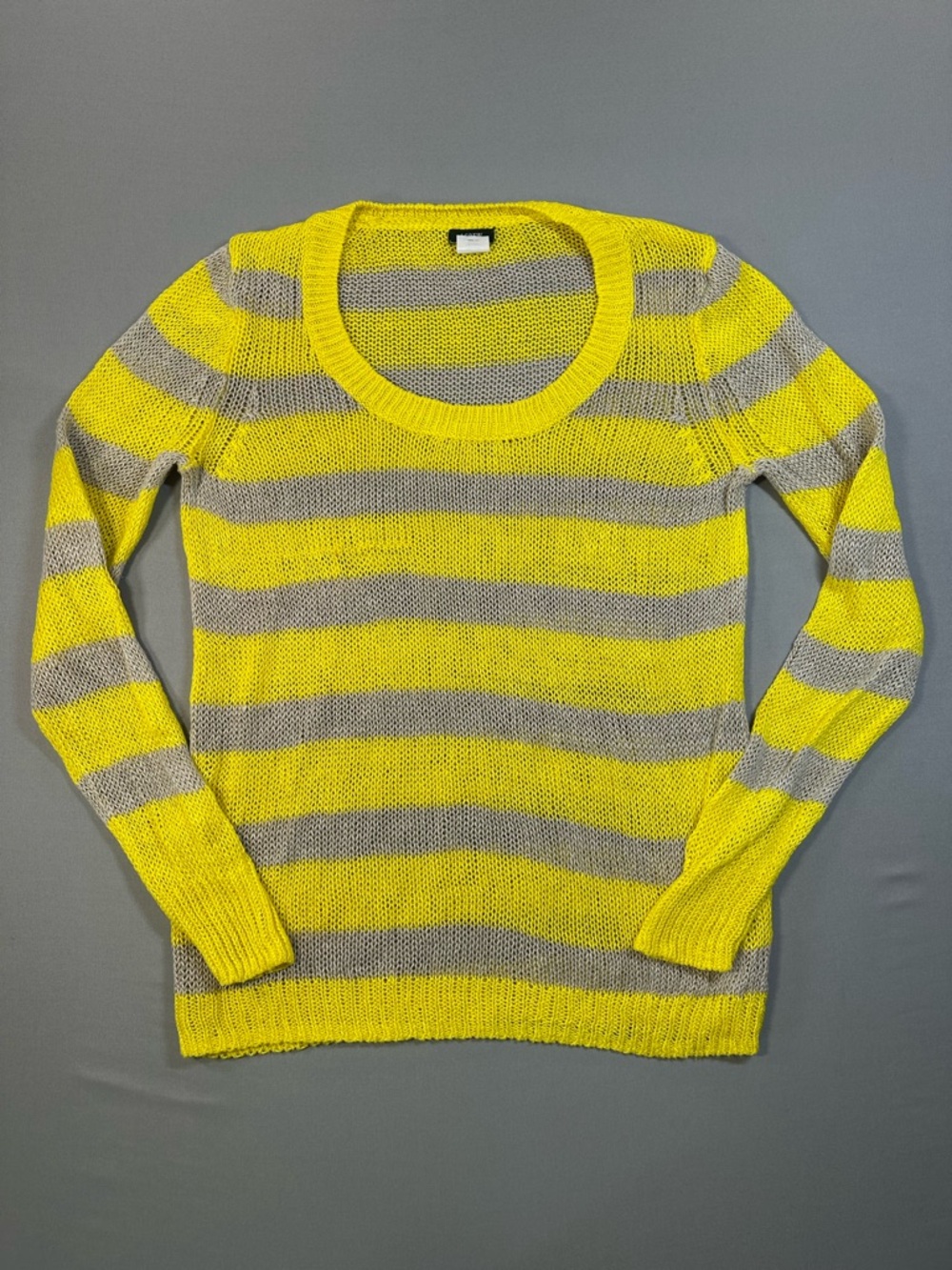 J. Crew 100% Linen Knit Loose Scoop Neck Lightweight Sweater - Womens Small